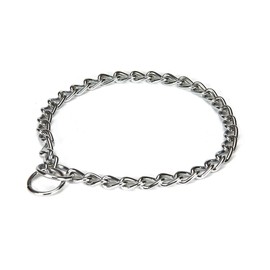 Choke Chain Collars for Dog Training and Walking Welded Steel Choose Thickness and Length (Light - 2.5mm, 20")