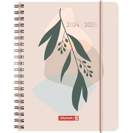 BRUNNEN Mediterranean Academic Diary (2024/2025), 2 Pages = 1 Week, A6, 208 Pages, Multi-Colour