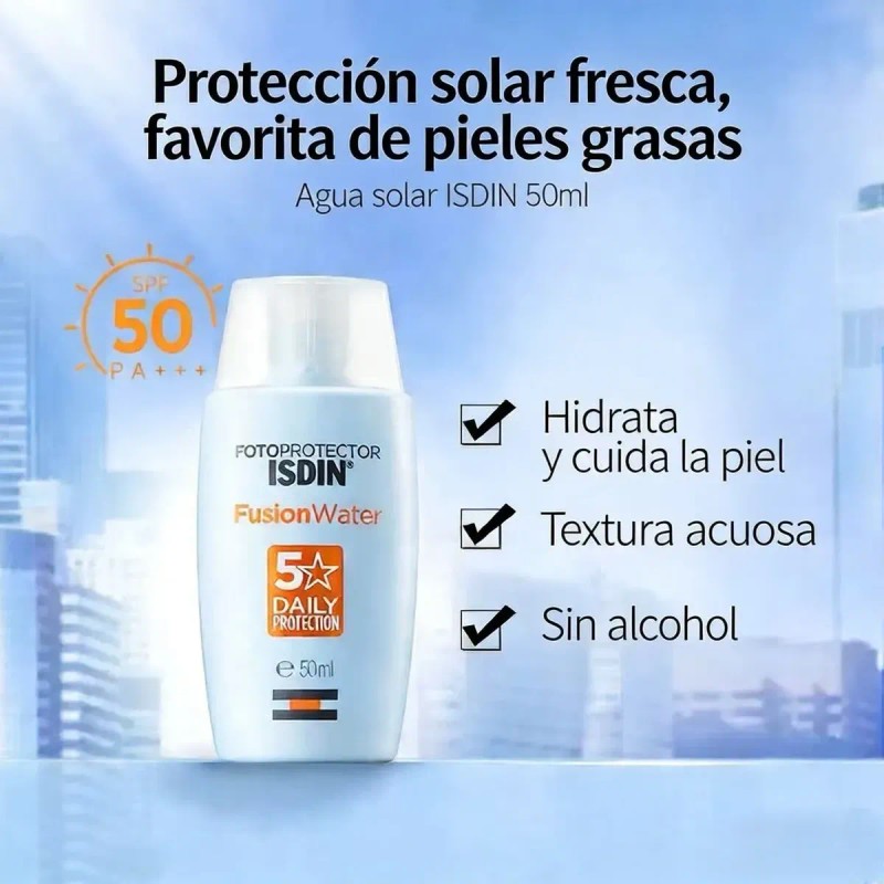 Isdin Fotoprotector Fusion Water Spf 50+ 50ml
