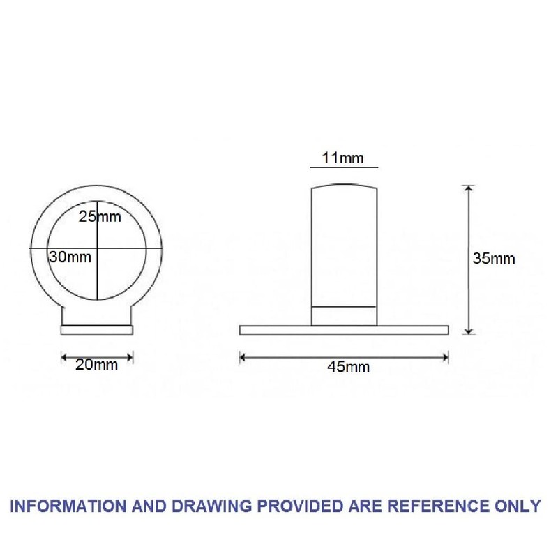 TERF® Traditional Polished Chrome Sash Eye Ring Window Lift Pull