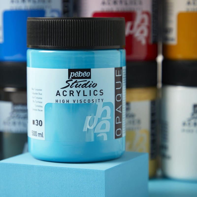 Pébéo - Acrylic Fine Studio Acrylics - White Acrylic Paint