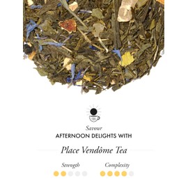 TWG Tea | Place Vendôme Tea | Green Tea | Nuts & Tropical Fruits | Haute Couture Tin, 100g | Gift Set