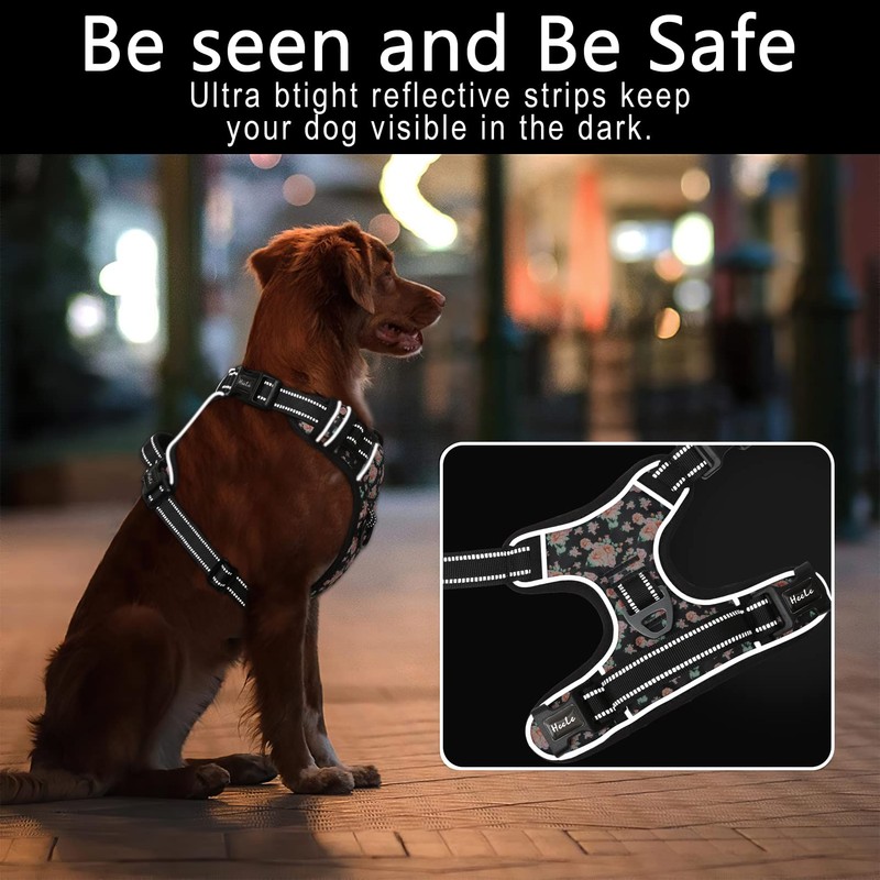 HEELE Dog Harness, No Pull Dog Harness Small, Release on