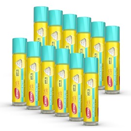 Carmex Daily Care - Bálsamo labial hidratante con SPF 15, palitos de bálsamo labial para cupcakes, 0.15 onzas cada uno, 12 unidades