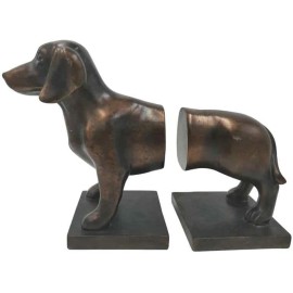 Comfy Hour Farmhouse Collection 12¬† x 9¬† Set of 2 Dachshund Dog Art Bookends