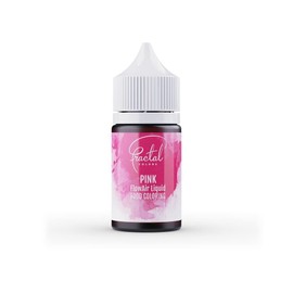 Fractal Colours FlowAir Airbrush Liquid Food Colouring 30ml Pink
