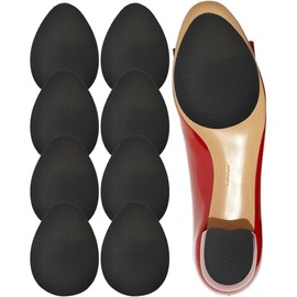 CZBYXA12 Shoe Grips on Bottom of Shoes,Non-Slip Shoe Pads & Grips - Self-Adhesive Sole Protectors for Shoes and Heels,Sole Guard to Protect & Restore Shoe Soles(3.5"x2.5",Black 8Pcs)