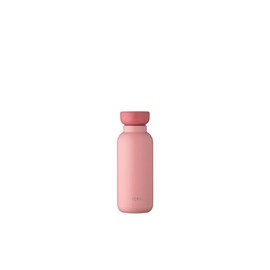 Mepal - Isolierflasche Ellipse - Doppelwandige Thermo Wasserflasche - Thermosflasche für Unterwegs - 9 Stunden heiß & 12 Stunden kalt - Edelstahl - 350 ml - Nordic Denim