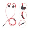 LABRIMP 1pair Wired Headphone Mic Earhook Headphones for Sports Earbuds