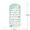 Crux CRUX Urutsuru Petit Stickers Green Puffy 3D Nail Parts