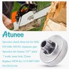 Atunee 3/8" 7T Clutch Drum Rim Sprocket Kit for Stihl