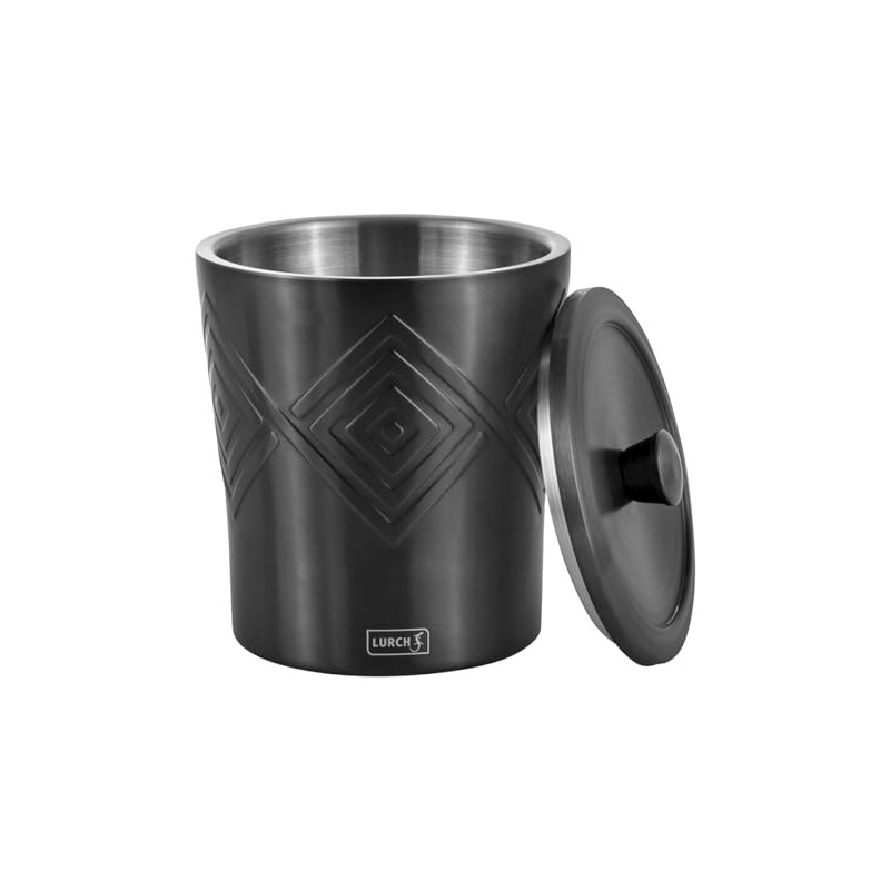 LURCH 240795 Ice Bucket Made of Double-Walled Stainless Steel for