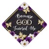 Because God Favored Me Grad Cap Topper, Grad Hat Decorating
