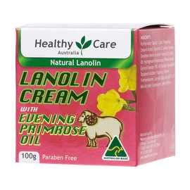 Healthy Care Lanolin Cream With Evening Primrose Oil 100g