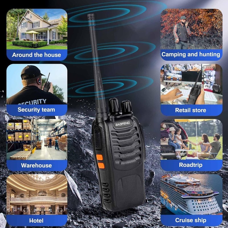 Walkie Talkie Long Range 50 Mile Two Way Radio Charge