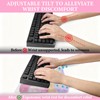 Ergonomic Keyboard Wrist Rest with Cute Cloud Print Adjustable Riser