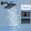 Airuida Shower Faucet Set Bathroom Rain Shower System SUS304 Stainless