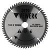 2pk 160mm x 20/16mm 48T & 60T TCT Circular Saw