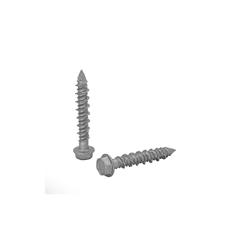 CONFAST 3/16" x 1-1/4" Concrete Screws 410 Stainless Steel Hex