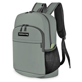 Jedebartey Rucksack, 22L Ultra Lightweight Backpack Foldable Hiking Daypack Small Travel Day Bag for Men Women Kids Outdoor Sports Camping Mountaineering Walking Cycling Climbing (Grey Green)