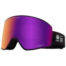 DRAGON PXV2 Alternative Fit Snow Sport Goggle - Black Pearl Frame | Lumalens Purple Ion Lens + Replacement Lens
