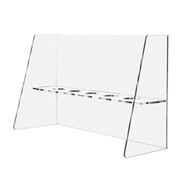 Marketing Holders Mini Ice Cream Cone Rack Display Holder Stand 5 Slot with Guard Qty 2