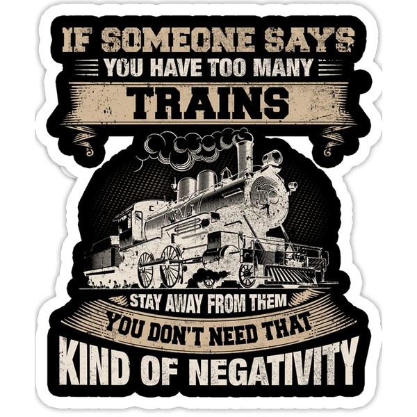eden tee Funny Model Railway Design Too Many Trains- 4x3