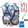 Palmer Safety Safety Harness Kit I 5pt Body Harness, 6'