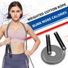 Weighted Jump Rope Workout Skipping Rope Adjustable Heavy Crossfit Jumping