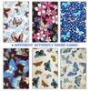 Butterfly Fabric,6 PCS Butterflies Floral Fat Quarters Fabric Bundles,20 x