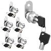 5 Pack Cam Locks Keyed Alike, 5/8" Cabinet Locks with