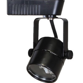 Direct-Lighting 50010 Black MR16 Cylinder Low Voltage Track Lighting Head