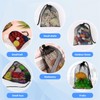 10 Pcs Mesh Drawstring Bag, Mesh Drawstring Bags with Cord