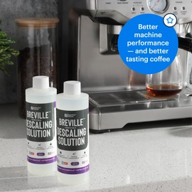 Essential Values Descaling Solution Compatible with Breville - Coffee Pot Cleaner - Descaler Specially Formulated for Breville Coffee Machines - 12 Month Supply, 2-Pack