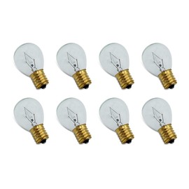 lumenivo 40 Watt Clear Incandescent Light Bulb 40W Light Bulbs for Lava Lamp, Garage Door Opener Lights, Decorative Light Replacement, Household Light, Bathroom Mirror Vanity Bulb - 120V - 8 Pack