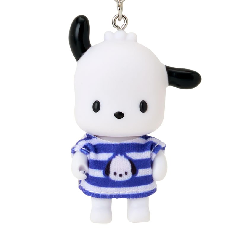 Sanrio 548821 Pochacco Keychain with Changeable Clothes