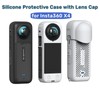 aMagisn Insta360 X4 Silicone Protective Case + Silicone Lens Cap