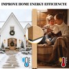 2Pcs 36" Long Door Bottom Replacement, Under Door Seal with