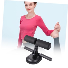 Generic 1PC Suction Cup Sit Up Assist Device for Home Fitness Training Durable Abdominal Trainer for Men and Women Leg Muscle and Core Strengthening Equipment Black