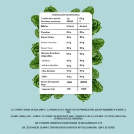 Citrato de Magnesio en Polvo Daimel 500g Grado Alimenticio Sabor Natural                                                                              