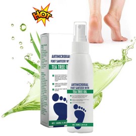 Unbranded 2025 New Foot Sanitizer Spray with Tea Tree Oil, Tea Tree Oil Foot Spray 100ml