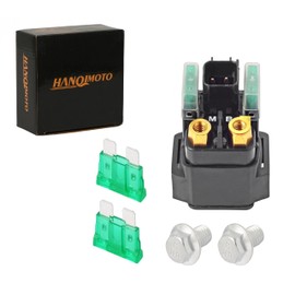 HANQIMOTO Starter Solenoid Relay Switch for Yamaha Grizzly 550 Grizzly 700 2007-2021 Kodiak 700 2017-2021 OEM Number 3B4-81940-00,18P-81940-00-00,1S3-81940-00-00