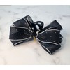 Burnaby layered mesh white cubic pin 11cm / 버나비 레이어드