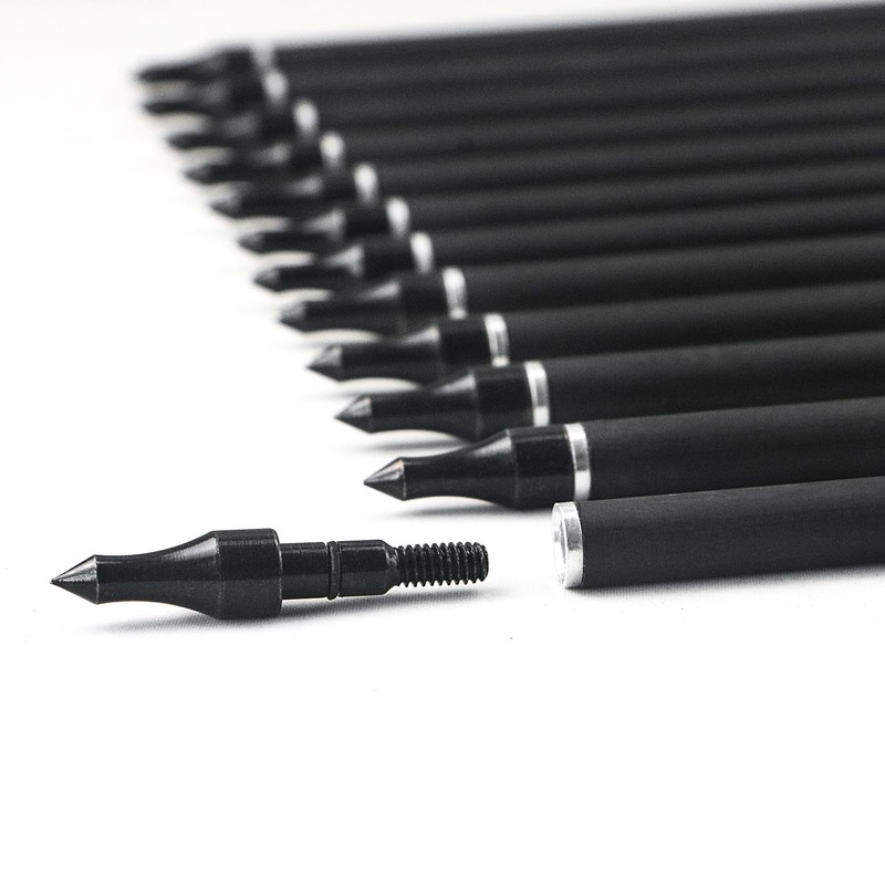 Pointdo 28"/30"/32inch Carbon Arrow Practice Hunting Arrows with Removable Tips