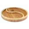 BambooMN Portion Control Plates - 9" Bamboo Ecoware Reusable Dinnerware