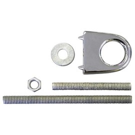 SeaSense Bow Eye (Cadmium Plated, Zamak, 3- Inch), white