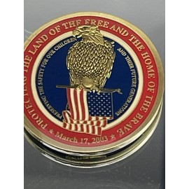 Operation Liberty Shield Home Land Security Challenge Coin March 17 2003
