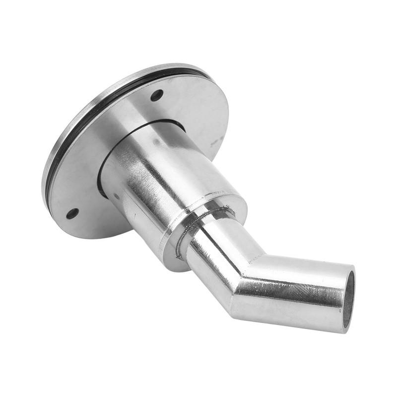 0.9in Hull Exhaust Fittings Heat Insulation Curved Tube Pipe Socket