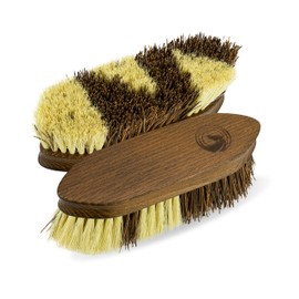 Equimour Cara Root Brush | Horse Brush | Wooden Brush | Grooming | Horse Accessories | Cleaning Tool for Horses | Horse Care