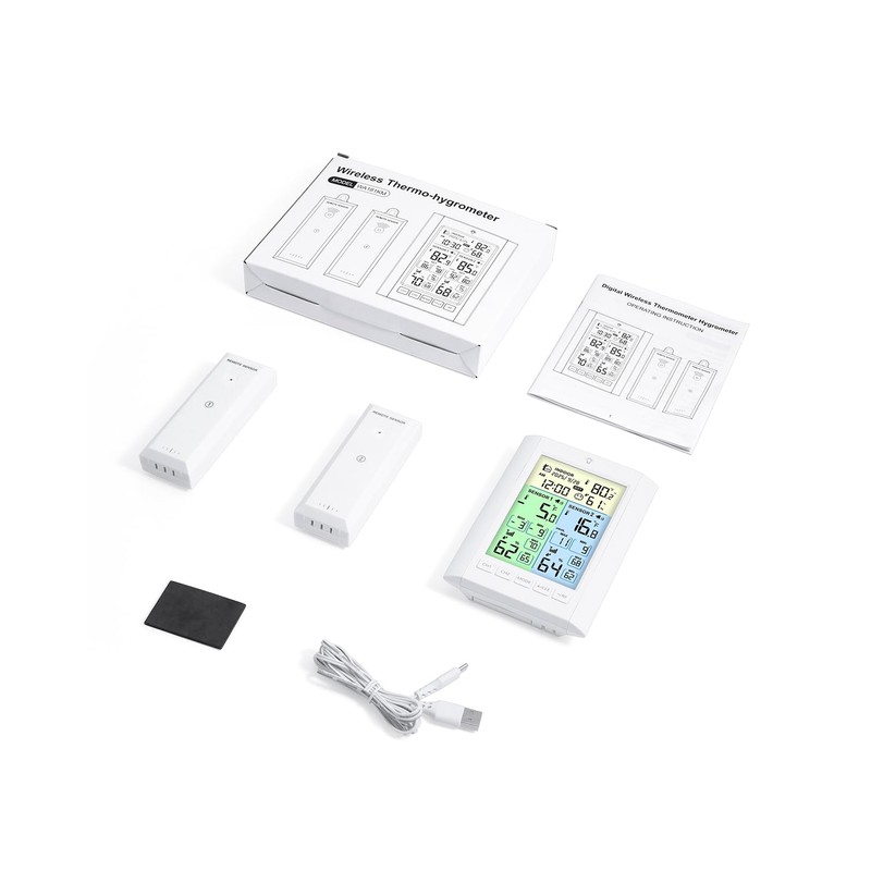 Wireless Freezer Thermometer with Alarm, Temracha Upgraded Digital Fridge Thermometer